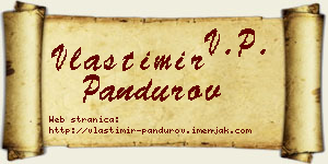 Vlastimir Pandurov vizit kartica